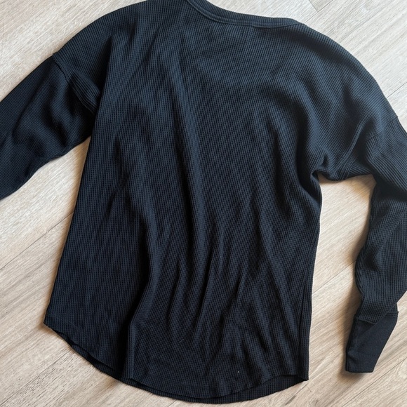 Abercrombie & Fitch Black Long Sleeve Top - Picture 3 of 3